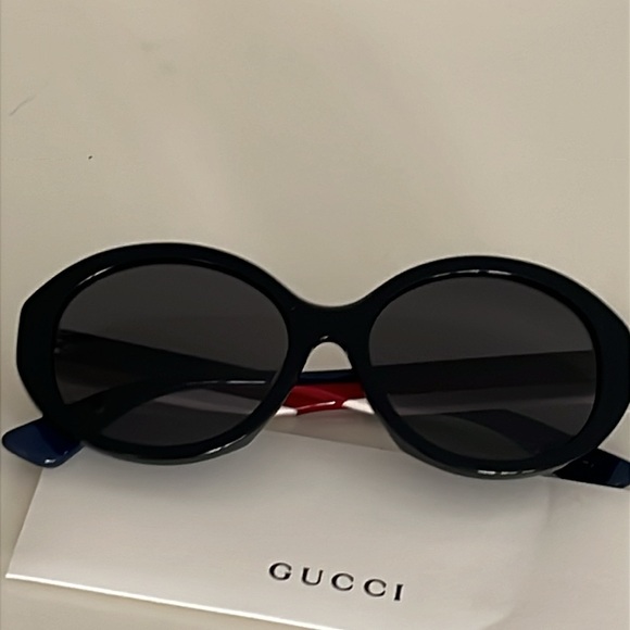 NWT Authentic GUCCI Full Inclusion  Sunglasses Oval Shape new with tags ATTACHED - Picture 7 of 16